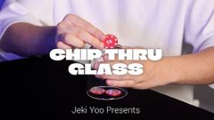 ポーカーチップが移動します。　C.T.G. (Chip Thru Glass) by JEKI YOO