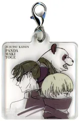 【中古】キーホルダー パンダ＆禪院真希＆狗巻棘 アクリルチャーム 「一番くじ 呪術廻戦 渋谷事変 ～参～」 F賞