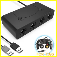 【新着商品】ニンテンドースイッチ用 ゲームキューブ コントローラ接続タップ Switch GCコントローラー 接続タップ 3IN1 変換アダプタ TURBO連発機能 ４ポート 最大８人同時にプレイ 大乱闘スマッシュブラザーズ対応 Switch 有機ELモデル/