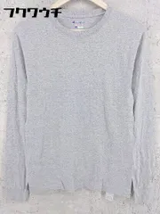 ◇ Champion チャンピオン 無地 長袖 Tシャツ カットソー サイズS グレー メンズ 【中古】 【1002801175238】
