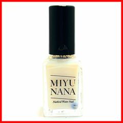 【特価商品】10mL ホタテ貝殻と水がベースの自然派ネイル 除光液不要 ナチュラルウォーターネイル お湯で剥がせる 速乾 高発色 MIYUNANA 無臭 水性ネイル ルーマー (クリア ベース＆トップ)