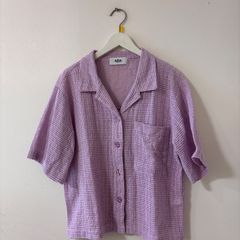 (25315)　AZUL BY MOUSSY　開襟シャツ
