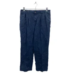 DOCKERS チノパンツ W38 ドッカーズ クラシックフィット タック入り コットン ビッグサイズ ネイビー 古着卸 アメリカ仕入 2402-105