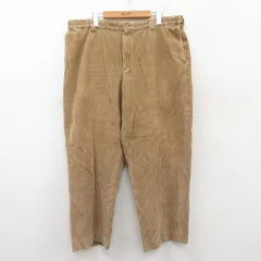 W38/古着 エルエルビーン LLBEAN コーデュロイ パンツ メンズ 00s 太畝 コットン ベージュ系 カーキ 25sep18 中古 ボトムス ロング