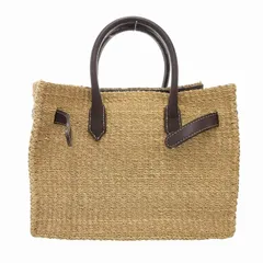 シー SEA トートバッグ かごバッグ 手提げ レザーハンドル