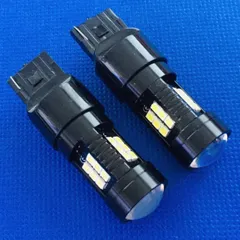 爆光 30系 プリウス 前期 後期/40系 プリウスα/シグナス/100系 ランドクルーザー T20 LED バックランプ 12V ホワイト 2個セット 美光のサムネイル