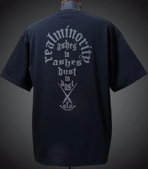 RealMinority リアルマイノリティー Tシャツ (Liveinthenow) 9.1oz ビッグシルエット T-shirt カラー：ブラック