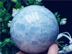 AAA級天然セレスタイト丸玉YTZB86H1/63H01C