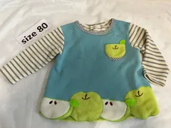 77ベイビーチアーbabycheer80size りんごカットソー