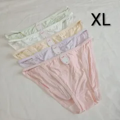 (J04-02)【LL】5着セット レディース ショーツ パンツ 下着 ふんどしパンツ XL