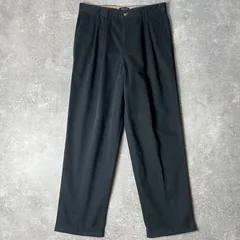 90s DOCKERS 2タック コットン チノ パンツ 32 30 / 90年代 オールド ドッカーズ リーバイス Levis ブラック 黒