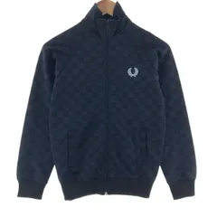 古着 フレッドペリー FRED PERRY チェック柄 ジャージ トラックジャケット レディースS/eaa390472