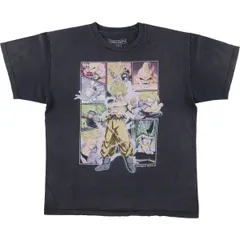 古着 DRAGONBALL Z ドラゴンボールZ アニメ キャラクタープリントTシャツ メンズL相当/eaa582991