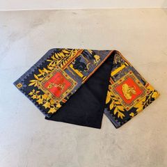 エルメス　HERMES　MUSIQUE DES DIEUX 神々の音楽　ストール　マフラー　ネイビー系