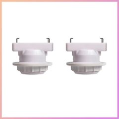 ☆人気商品☆引き掛けシーリング用 電球ソケット ランプソケット E26口金対応 角型引掛シーリングアダプター ホワイト 2個入