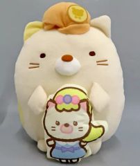 [중고] 봉제인형 고양이 오오키나코로트와 봉제인형 BIG Part2 [영화 스미코구라시 츠기하기 공장의 신비한 코]