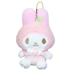 マイメロディ マスコット ミニぬいぐるみボールチェーン パステルフルーツケープ サンリオ ナカジマ プレゼント キャラクター グッズ 