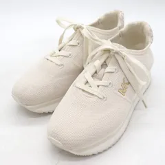 マイケルコース スニーカー ローカット 厚底 シューズ ブランド 靴 レディース 5Mサイズ ベージュ Michael Kors 【中古】