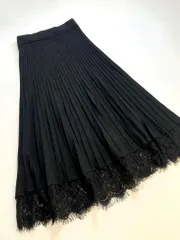 french pave フレンチパヴェ フレア スカート 黒 ◇■レディース