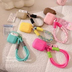 Airpods Proケース  収納ケース  イヤホンカバー ケース  AirPods Pro 2 第2世代 第3世代 第4世代 イヤホン カバー 紛失防止 エアポッズ ポーチ 小物入れ 収納ポーチ カラビナ付き ケース  xzzhang207