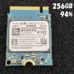 KIOXIA  | M.2 NVMe SSD 2230 | 256G |  KBG40ZNS256G / /  | 94% / y20 | kioxia 【1124】