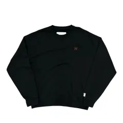 SATUR ブラック スウェット M 韓国　正規品 SATUR】韓国人気◇エンジェルグラフィックスウェットシャツ