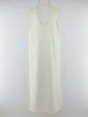 NEUNA 2WAY Uネック Vネック ロング ワンピース 04340