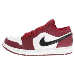 NIKE (ナイキ) AIR JORDAN1 LOW NOBLE RED エアジョーダン1 ローカットスニーカー ノーブル レッド/ホワイト 553558-604 US9.5