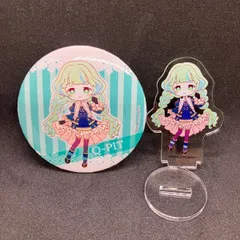 アイカツプラネット キューピット 缶バッジ アクリルぷちスタンド グラフアートイラスト
