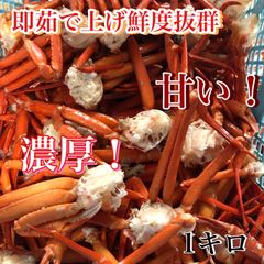 新鮮激ウマ！北海道小樽産！紅ズワイ蟹セクション1キロ送料込み4200円