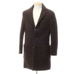 【中古】ラルディーニ LARDINI ウールジャージー チェスターフィールドコート ダークブラウン【サイズS】【メンズ】のサムネイル