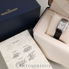 JAEGER・LECOULTRE ジャガー・ルクルト BIG REVERSO  ビッグレベルソ Q2708420（270.8.62）手巻き Cal.822 SS 革 純正バックル（SS）シルバー文字盤 箱 説明書 替えベルト