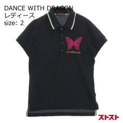 Dance With Dragon 半袖ポロシャツ 2 黒ゴルフウェア 1462 - メルカリ