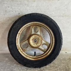 ホンダ AF30 タクト 純正前後ホイール カッコいい鉄 - メルカリ