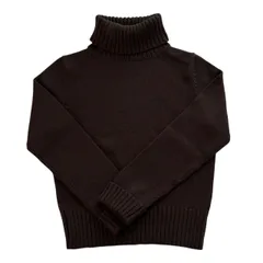 BURBERRY バーバリー タートルネックニット 茶 タートルネック ウール ハイネック ニット レディース サイズ2 Mサイズ