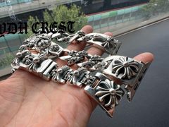 ⭐️J2A 時計ベルト シルバークロスプレーン67クラッシュベルト 16.5cm 