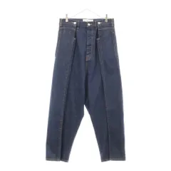 LOEWE (ロエベ) Side Adjuster Cropped Wide Denim Pants サイドアジャスター クロップドワイド デニムパンツ  インディゴ H526Y11X03 - メルカリ