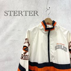 STARTER ハーフジップ ナイロン プルオーバー トップス XL ホワイト  メンズ