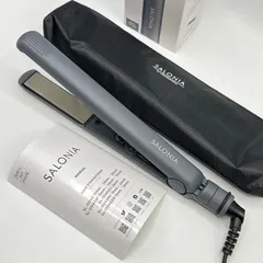 SALONIA SL-004SGR グレー 24mm ストレートヘアアイロン サロニア 本体