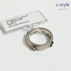 Z166 [新品] 定価1.8万円 ROYAL ORDER ロイヤルオーダー リング シルバー Tiny X Band SR28-2 925 アクセサリー 指輪 | Y★