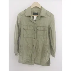◇ JEANASIS ジーナシス 長袖 シャツ ブラウス サイズF グリーン系 レディース P  【中古】 【1208240001187】