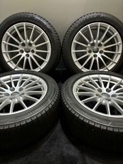 ★225/50R17 BRIDGESTONE/VRX3 21年製 アウディ F5 A5 純正 17インチ 7.5J +29 112 5H スタッドレス 4本 A4 (南6-G926)