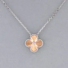 【美品】 Van Cleef&Arpels (ヴァンクリーフアンドアーペル) ヴィンテージ アルハンブラ ギヨシェ ホリデー限定 ブランドジュエリー ネックレス/ペンダント/チョーカー K18 750 VCARPNTH00 used:Aのサムネイル