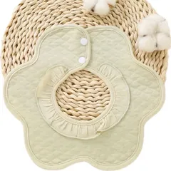 2枚組　ベビー用 かわいい  フリル スタイ おしゃれ よだれかけ スタイエプロン