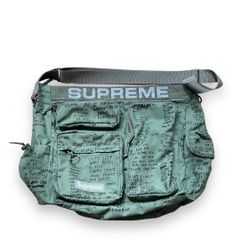 【希少ロゴ3連‼︎ 】Supreme Field Messenger Bag Supreme Field Messenger Bag Black - SS23 - US