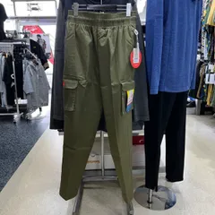 残り1点‼️cookmanクックマン●シェフパンツ　カーゴパンツ　オリーブグリーン　M Lのサムネイル