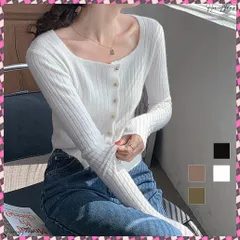 送料無料 太めリブニットカーディガンレディース秋冬 リブ編み ニットセーター スクエアネック 韓国風 お洒落ニット クロップド 長袖 大人可愛い 秋服 セクシー ストレッチ タイトニット前開き ニットウェアレトロ ニットトップス羽織
