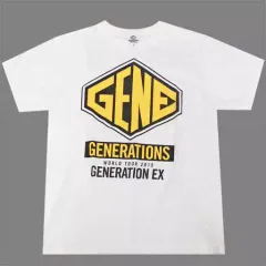 【中古】Tシャツ(男性アイドル) GENERATIONS ツアーTシャツ ホワイト Lサイズ 「GENERATIONS WORLD TOUR 2015 ”GENERATION EX”」