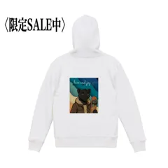 数量限定【デザイナーズ】ヘヴィーウェイト スウェット プルオーバー パーカ XL オフホワイト 黒豹 アースカラー アウトドア ネイチャー系 スケーター パーカー 自然スタイル 黒い動物デザイン ストリートカジュアル 冬服 春秋アウター アートプリント