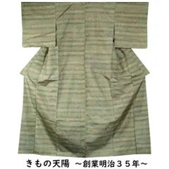 大島紬 少難有品 茶屋辻模様 染め大島 Sサイズ 大島 紬 【紬 中古 紬 着物 tsumugi 紬 リサイクル着物 大島紬 着物 中古 大島 正絹 リユース 紬 紬着物 リサイクル着物 】のサムネイル